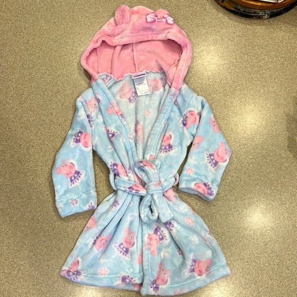 Peppa Pig Super Soft Bathrobe Robe Girls - Picture 1 of 2